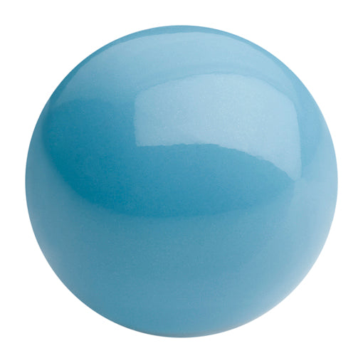 Preciosa 4mm Round Pearls - Aqua Blue