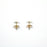 6mm Flat Pad with Post - Gold Plated Stainless Steel
