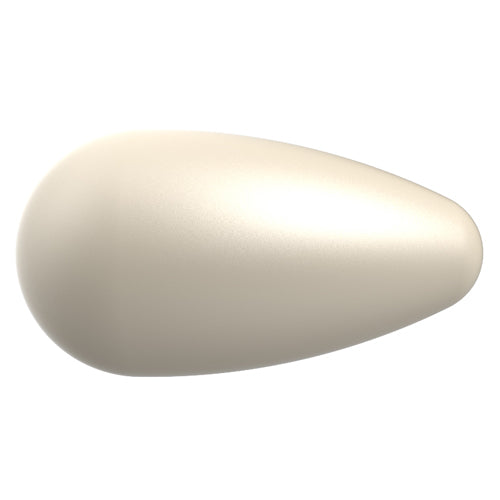 Preciosa 10mm x 6mm Drop Pearls - Cream