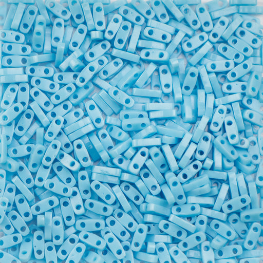 Miyuki QUARTER TILA Beads - Opaque Turquoise Blue
