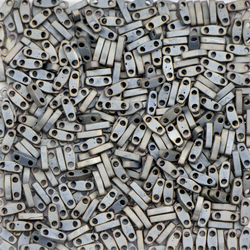Miyuki QUARTER TILA Beads - Matte Metallic Silver Grey