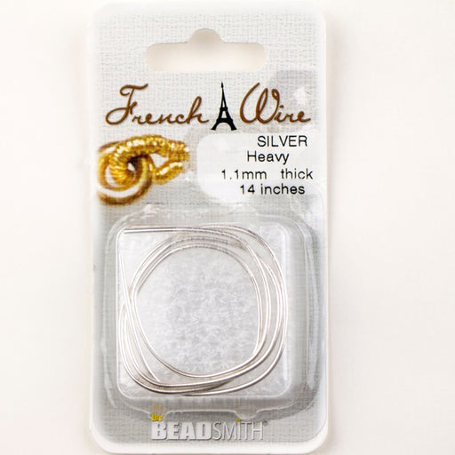 Silver 1.1mm French Wire Heavy