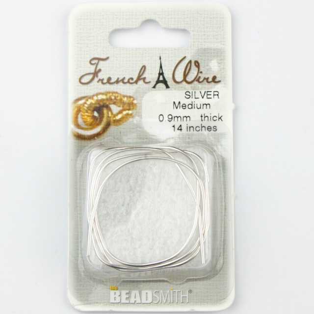 Silver 0.9mm French Wire Medium