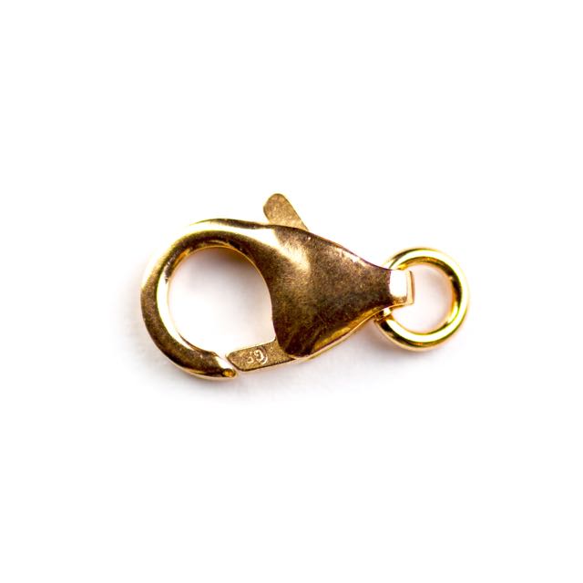 Rose Gold Filled 6.9mm x 12.1mm Lobster Claw with Open Jump Ring