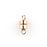 Rose Gold Filled 4mm Magnetic Clasp