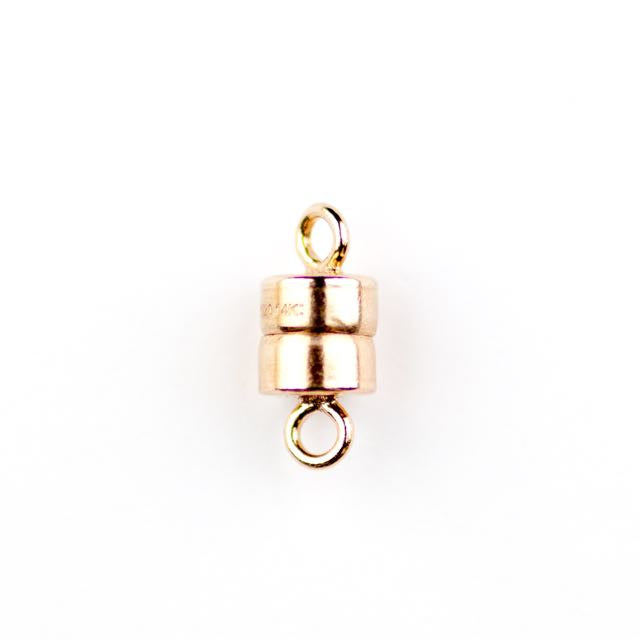 Rose Gold Filled 4mm Magnetic Clasp