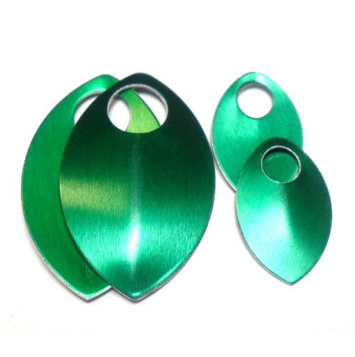 Large - Regular Finish Anodized Aluminum Scales - Green