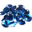 Micro, Glossy Finish Anodized Aluminum Scales - Blue