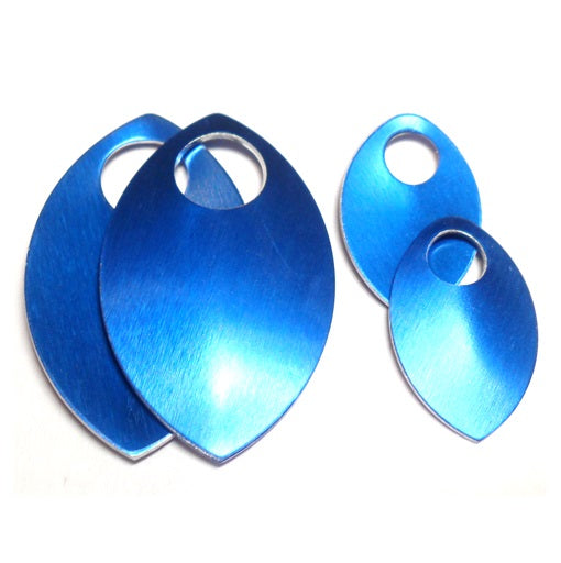 Small - Regular Finish Anodized Aluminum Scales - Blue