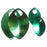 Small - Premium Shiny Finish Anodized Aluminum Scales - Green