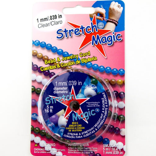 Stretch Magic Beading Cord CLEAR 1.0mm