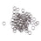 8mm 18 gaugeClosed Jump Rings - Black