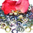 16swg (1.6mm) 1/4in. (6.6mm) ID Square Wire Anodized Aluminum Jump Rings - Spring Fling Mix