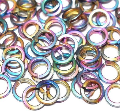100 Soldered Closed Silver Plated Jump Rings - Best Commercially Made –  Creating Unkamen