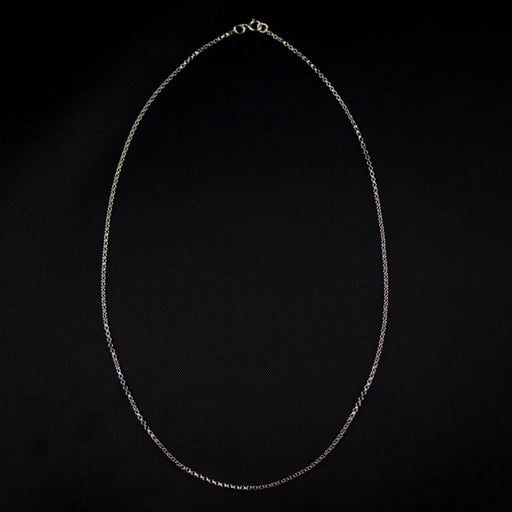 16" Sterling Silver Finished Rolo Chain