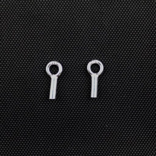 Sterling Silver End Cap  1.2MM Hole