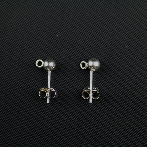 Earring Findings, Post to Clip on Converter with Screw Back 17x14mm, 2 Pairs, Silver Plated, Women's, Size: One Size