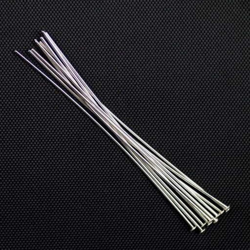 HEAD Pins - 2in. 24ga. (10pcs) - Sterling Silver