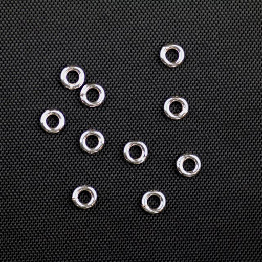 Sterling Silver 18 gauge .040"/4mm OD Jump Ring  - Closed