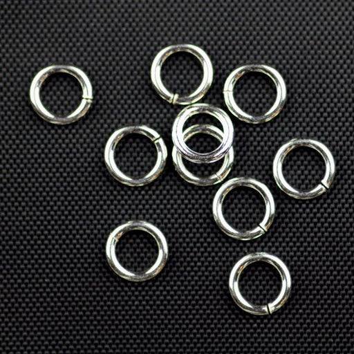 Sterling Silver 18ga. .040/6mm OD Jump Ring  - Open