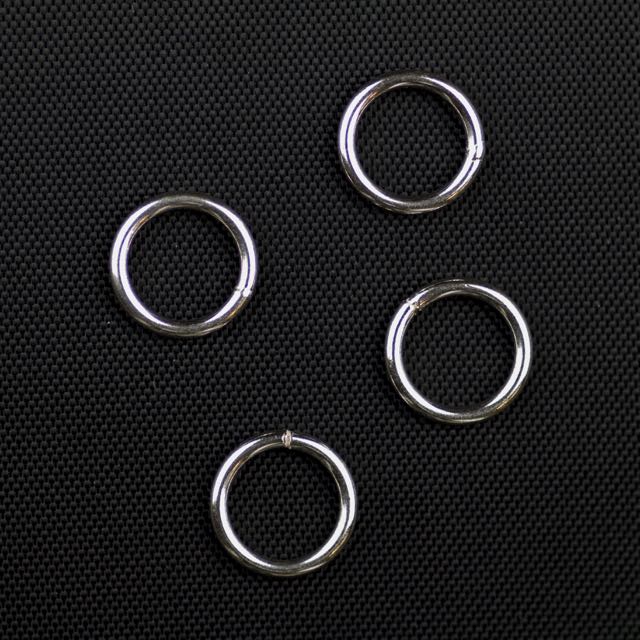 Sterling Silver 10mm Jump Ring - Closed