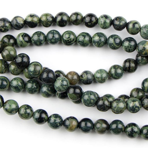 6mm Round KAMBABA JASPER - 8 inch Strand