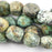 12mm x 16mm Matte AFRICAN TURQUOISE Tumble Nugget - 8 inch Strand