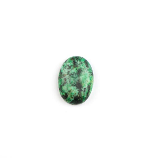 18mm x 13mm Matte AFRICAN TURQUOISE Oval Cabochon