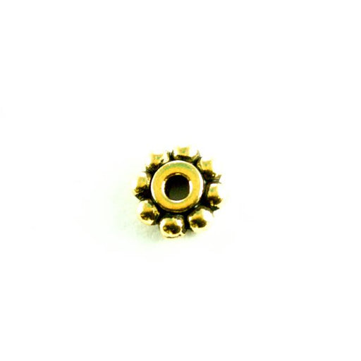 6mm HEISHA Beads (1.25mm ID) - Antique Gold Plate