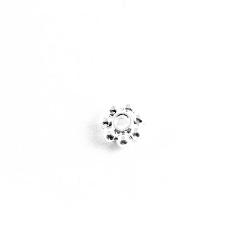 4mm HEISHA Beads (1mm ID) - Silver Plate