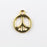 Peace Charm - Gold Plate
