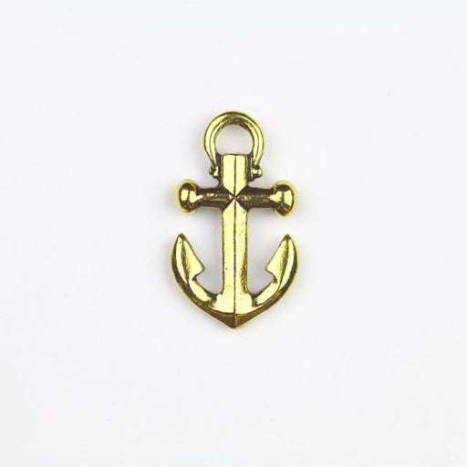 Anchor Charm - Antique Gold Plate