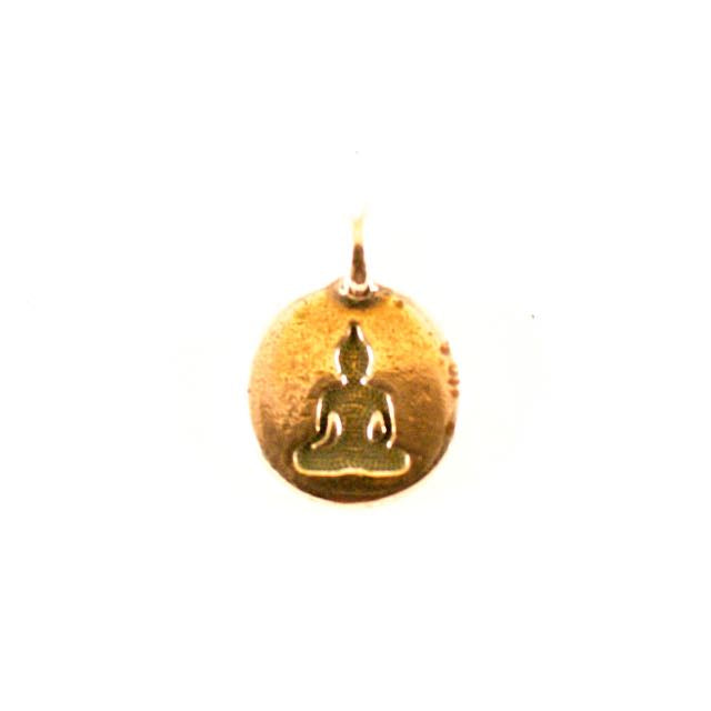 Buddha Charm - Antique Copper Plate