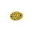 Hammertone Oval Link - Oxidized Brass