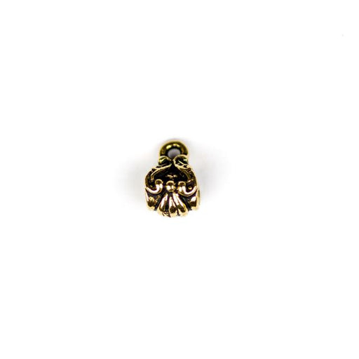 Victorian Bail Bead - Antique Gold Plate