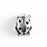 Ladybug Bead - Antique Silver Plate