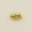 LOVE Bead - Antique Gold Plate