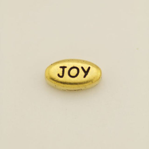 JOY Bead - Antique Gold Plate
