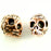 Skull Bead - Antique Copper Plate