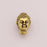 Buddha Bead - Antique Gold Plate