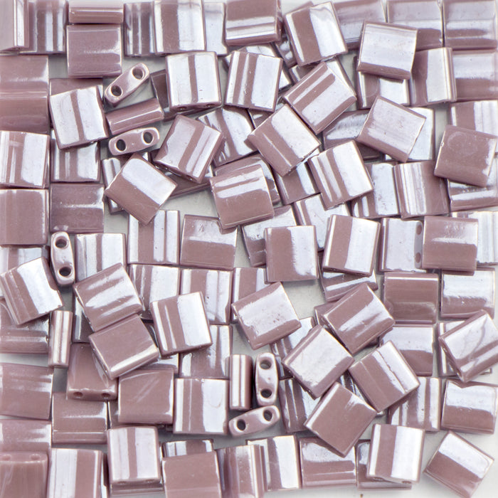 Miyuki TILA Beads - Opaque Mauve Luster
