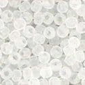 11/0 Toho Seed Bead - Transparent-Frosted Crystal