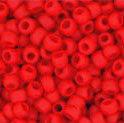 11/0 TOHO Seed Bead - Opaque-Frosted Cherry