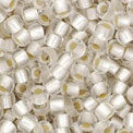 11/0 TOHO Seed Bead - Silver-Lined Frosted Crystal