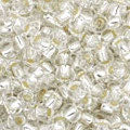 11/0 TOHO Seed Bead - Silver-Lined Crystal