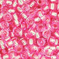 11/0 TOHO Seed Bead - Silver-Lined Pink