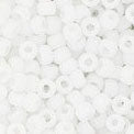 11/0 TOHO Seed Bead - Opaque-Frosted White