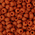 11/0 TOHO Seed Bead - Opaque-Frosted Terra Cotta