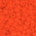 11/0 TOHO Seed Bead - Opaque-Frosted Sunset Orange