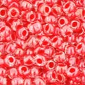 11/0 TOHO Seed Bead - Inside-Colour Crystal/Tomato Lined